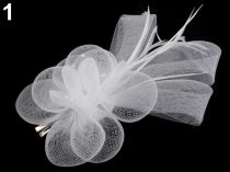 Fascinátor kvet s korálikmi