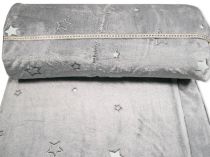 Textillux.sk - produkt Flanel fleece s fosforujúcim vzorom hviezdičiek 150 cm