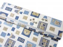 Textillux.sk - produkt Flanel macko šírka 150 cm - 1684 flanel macko, modrý