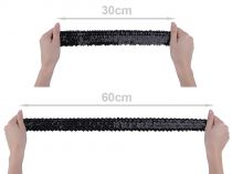 Textillux.sk - produkt Flitrový prámik šírka 45 mm elastický