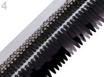 Textillux.sk - produkt Flitrový prámik šírka 85 mm - 4 čierna