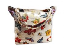 Textillux.sk - produkt Gobelínová taška 45 x 45cm - 4- motýle a kvety