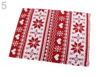 Textillux.sk - produkt Gobelínové prestieranie 33x45 cm vianočné - 5 červená vločka