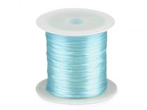 Textillux.sk - produkt Guma / gumička plochá farebná šírka1 mm - 8 modrá nezábudková