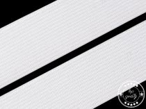 Textillux.sk - produkt Guma hladká šírka 20mm tkaná biela ČESKÝ VÝROBOK