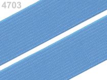 Textillux.sk - produkt Guma hladká šírka 20mm tkaná farebná ČESKÝ VÝROBOK - 4703 modrá chrpová