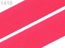 Textillux.sk - produkt Guma hladká šírka 20mm tkaná farebná ČESKÝ VÝROBOK - 1410 ružová neon