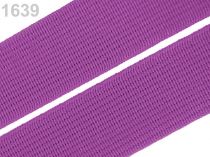 Textillux.sk - produkt Guma hladká šírka 20mm tkaná farebná ČESKÝ VÝROBOK - 1639 fialová