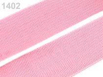 Textillux.sk - produkt Guma hladká šírka 20mm tkaná farebná ČESKÝ VÝROBOK - 1402 pudrová
