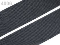 Textillux.sk - produkt Guma hladká šírka 20mm tkaná farebná ČESKÝ VÝROBOK - 4006 šedá