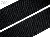Textillux.sk - produkt Guma hladká šírka 25mm tkaná čierna ČESKÝ VÝROBOK