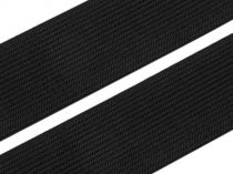 Textillux.sk - produkt Guma hladká šírka 30mm tkaná - 2 čierna