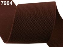 Textillux.sk - produkt Guma hľadká šírka 50mm tkaná farebná ČESKÝ VÝROBOK - 7904 hnedá tm.