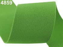Textillux.sk - produkt Guma hľadká šírka 50mm tkaná farebná ČESKÝ VÝROBOK - 4859 zelená