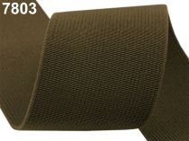 Textillux.sk - produkt Guma hľadká šírka 50mm tkaná farebná ČESKÝ VÝROBOK - 7803 zelená lesná