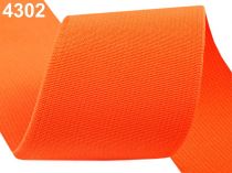Textillux.sk - produkt Guma hľadká šírka 50mm tkaná farebná ČESKÝ VÝROBOK - 4302 oranžová dyňová