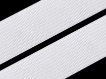 Textillux.sk - produkt Guma hladká tkaná šírka 20mm  ČESKÝ VÝROBOK - 2 biela