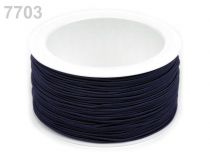 Textillux.sk - produkt Guma klobúková Ø1,2mm ČESKÝ VÝROBOK - 7703 modrá temná