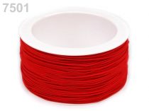 Textillux.sk - produkt Guma klobúková Ø1,2mm ČESKÝ VÝROBOK - 7501 červená