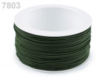 Textillux.sk - produkt Guma klobúková Ø1,2mm ČESKÝ VÝROBOK - 7803 zelená lesná