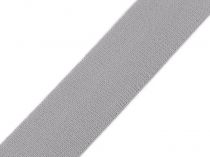 Textillux.sk - produkt Guma mäkká šírka 35 mm tkaná - 1006 šedá svetlá