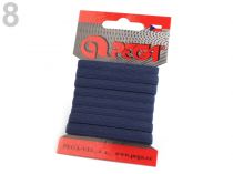 Textillux.sk - produkt Guma na kartách prádlová šírka 7mm farebná ČESKÝ VÝROBOK - 8 (7704) modrá tmavá