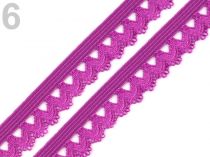 Textillux.sk - produkt Guma ozdobná šírka 15 mm - 6 	ružovofialová