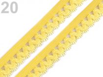 Textillux.sk - produkt Guma ozdobná šírka 15 mm - 20 žltá  