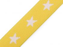 Textillux.sk - produkt Guma šírka 20 mm hviezdy - 11 žltá  