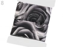 Textillux.sk - produkt Guma šírka 27 mm s potlačou - 8 Black Olive