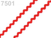 Textillux.sk - produkt Hadovka - vlnovka šírka 4mm  - 7501 červená