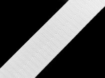 Textillux.sk - produkt Hladký popruh s leskom šírka 25 mm - 7 (1) Off White