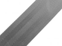 Textillux.sk - produkt Hladký popruh s leskom šírka 50 mm - 2 šedá