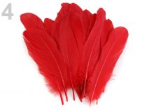 Textillux.sk - produkt Husacie perie dĺžka 16-21 cm - 4 červená tmavá