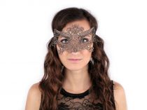 Textillux.sk - produkt Karnevalová maska - škraboška čipkovaná s lurexom