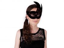 Textillux.sk - produkt Karnevalová maska - škraboška zamatová s glitrami