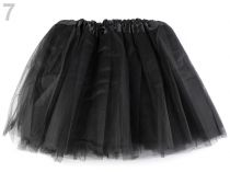 Textillux.sk - produkt Karnevalová suknička 4 vrstvová - 7 čierna