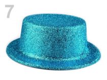 Karnevalový klobúk s glitrami