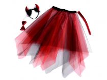 Textillux.sk - produkt Karnevalový kostým čertica - vel 140 červená