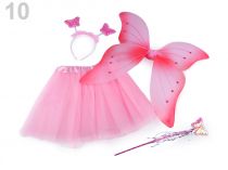 Textillux.sk - produkt Karnevalový kostým - motýlia víla - 10 ružová sv.