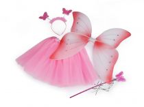 Textillux.sk - produkt Karnevalový kostým - motýlia víla - 11 ružová svetlá