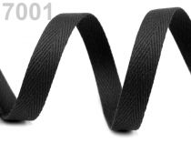 Textillux.sk - produkt Keprovka šírka 10mm CZ - 7001 čierna