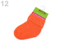 Textillux.sk - produkt Kojenecké ponožky froté chlapčenské - 12 oranžovoružová