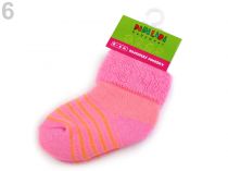 Textillux.sk - produkt Kojenecké ponožky froté dievčenské - 6 ružová str.