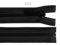 Textillux.sk - produkt Kostený zips šírka 5 mm dĺžka 60 cm okrúhle zúbky - 322 čierna