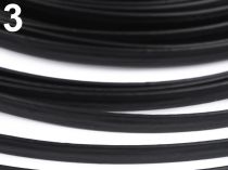 Textillux.sk - produkt Kostice plastové šírka 8 mm typ A biela FISZ - 3 čierna