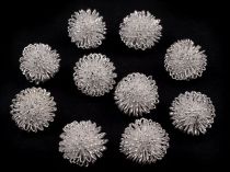 Kovové koráliky ježko  Ø17 mm 