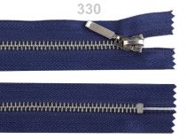 Kovový / mosadzný zips šírka 6 mm dĺžka 14 cm (jeansový)