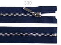 Textillux.sk - produkt Kovový / mosadzný zips šírka 6 mm dĺžka 60 cm - 330 modrá tmavá