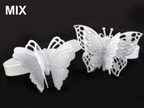 Textillux.sk - produkt Kovový krúžok na servítky motýľ Ø5 cm
